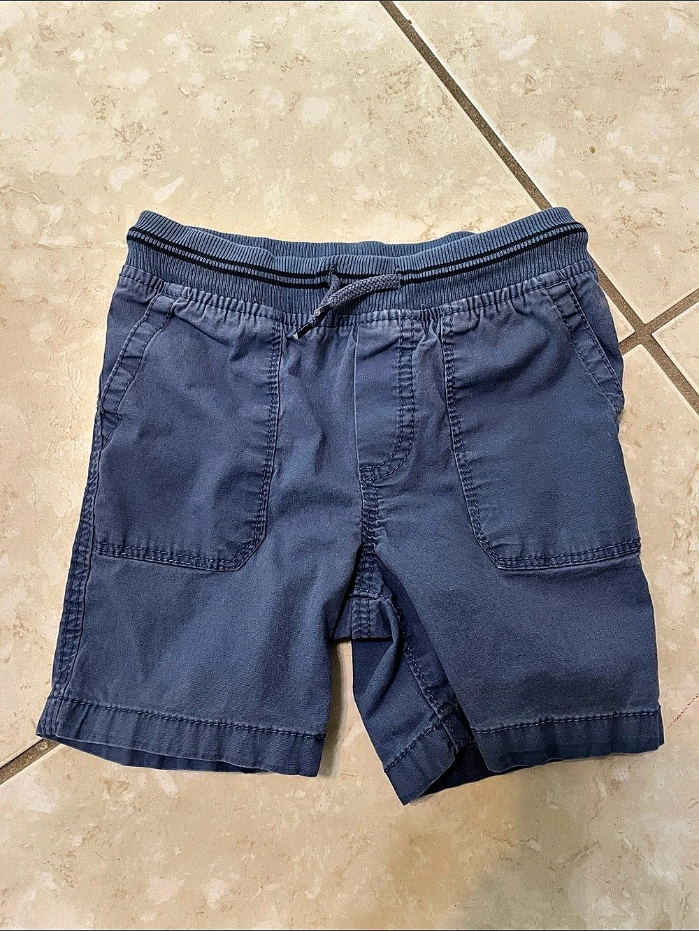 OshKosh B'gosh Toddler Pull-On Chino Shorts Blue Size 3T/3A